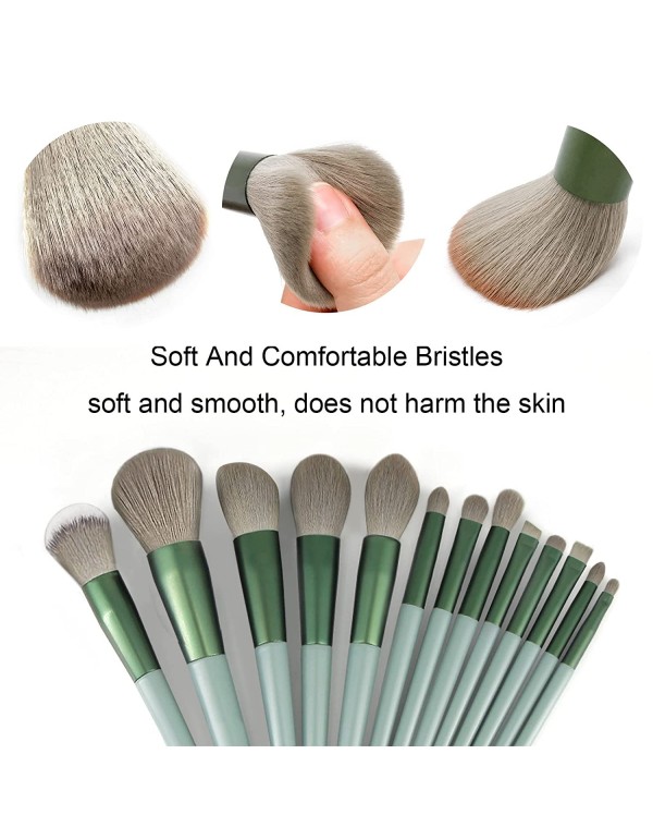 Makeup Brushes 22 Pcs Makeup Kit,Foundation Brush Eyeshadow Brush Make up Brushes Set (Green, 22 Piece Set)