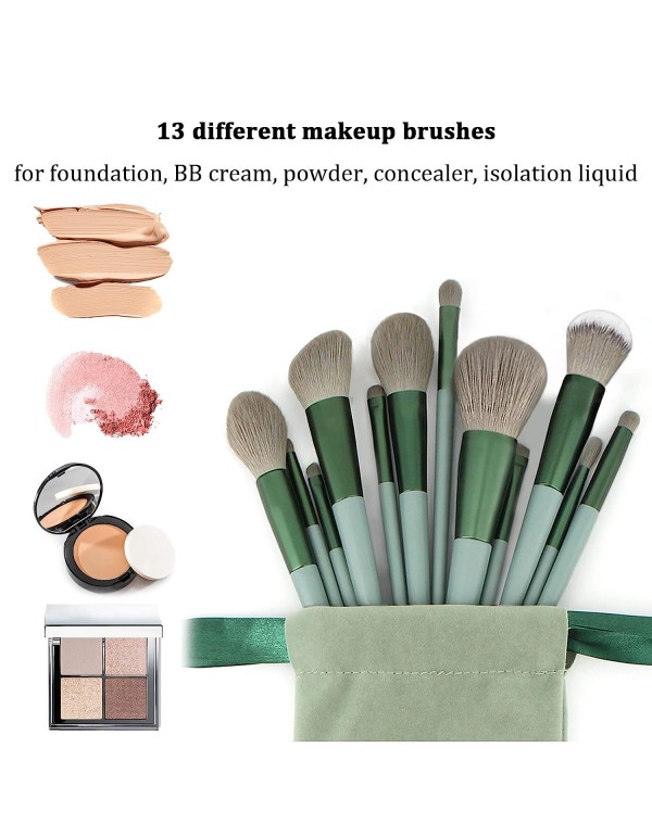 Makeup Brushes 22 Pcs Makeup Kit,Foundation Brush Eyeshadow Brush Make up Brushes Set (Green, 22 Piece Set)