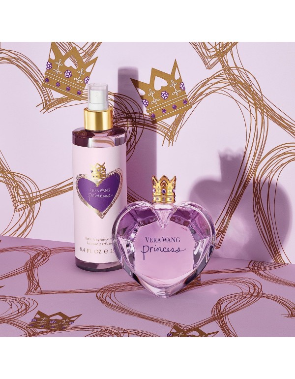 Vera Wang Princess Eau de Toilette Spray for Women, Vanilla, 3.4 Fl Ounce