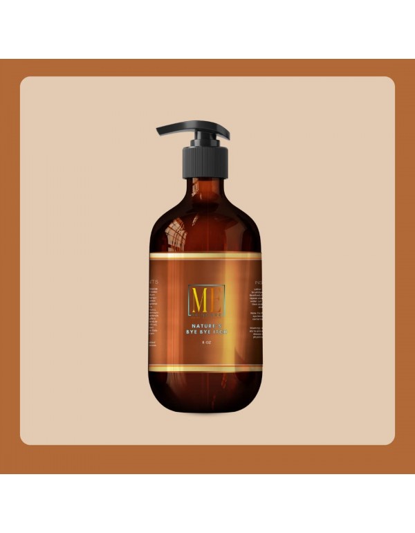 ME Skincare Natures Bye Bye Itch Cleansing Gel | Fragrance & Soap Free Hydrating Facial Cleanser for Dry, Itchy Skin | 8 oz Bottle (1 Pc)