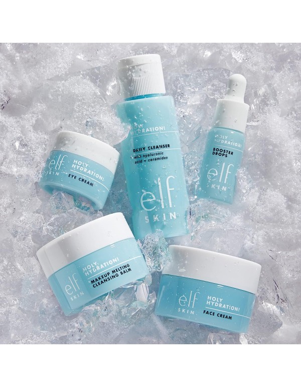 e.l.f.SKIN Hydrated Ever After Skincare Mini Kit, Cleanser, Makeup Remover, Moisturizer & Eye Cream For Hydrating Skin, TSA-friendly Sizes