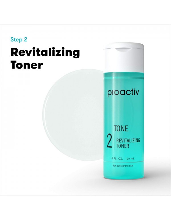 Proactiv 3 Step Acne Treatment - Benzoyl Peroxide Face Wash, Repairing Acne Spot Treatment for Face And Body, Exfoliating Toner - 60 Day Complete Acne Skin Care Kit, Multicolor